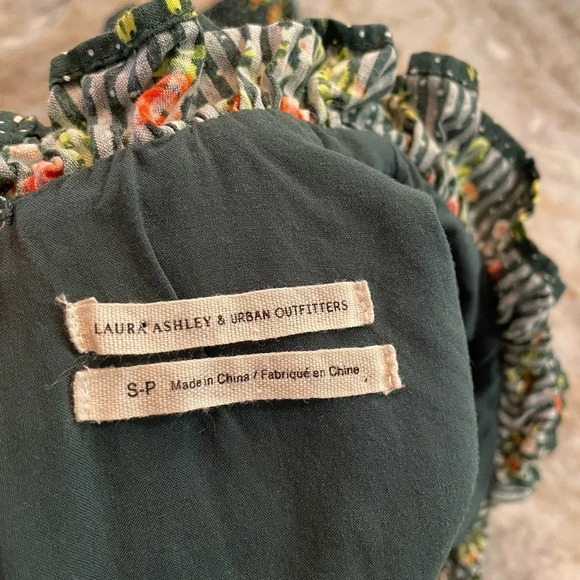 Laura Ashley x UO Maisy Mock Floral Mini Dress small - Picture 2 of 11